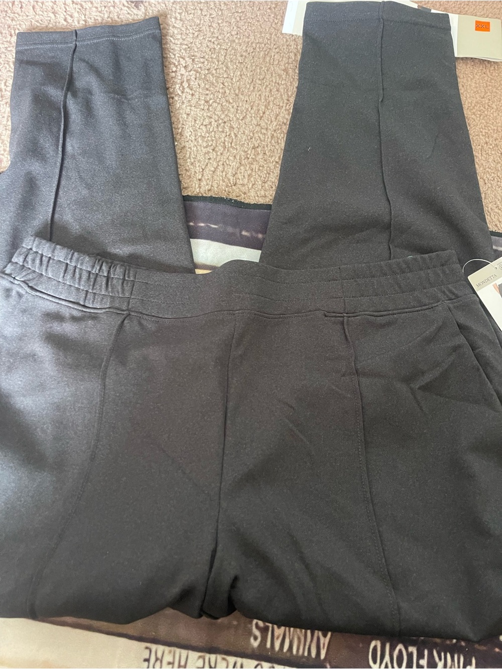 Mondetta Black Women's Pull-On Ponte Pants